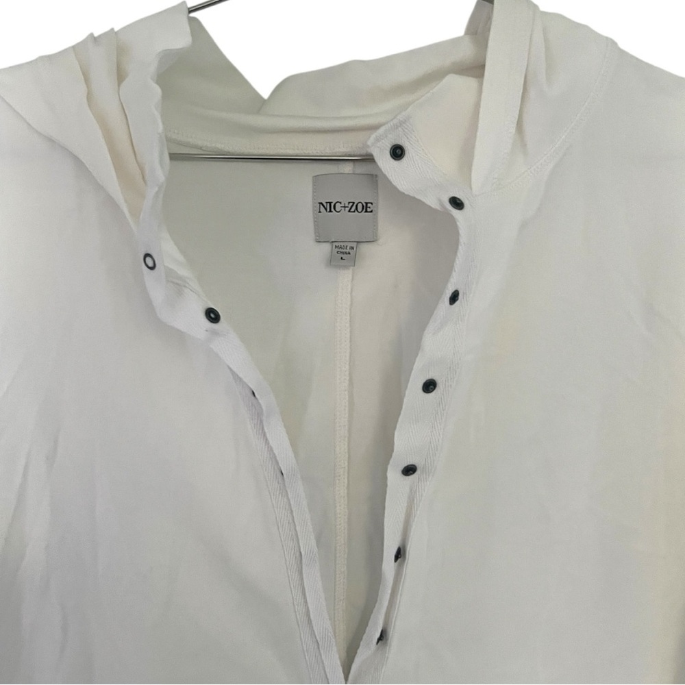 NIC+ZOE White Button-Down Shirt - Picture 2 of 4